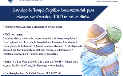Workshop de TCC para Crianças e adolescentes: FOCO na prática clínica