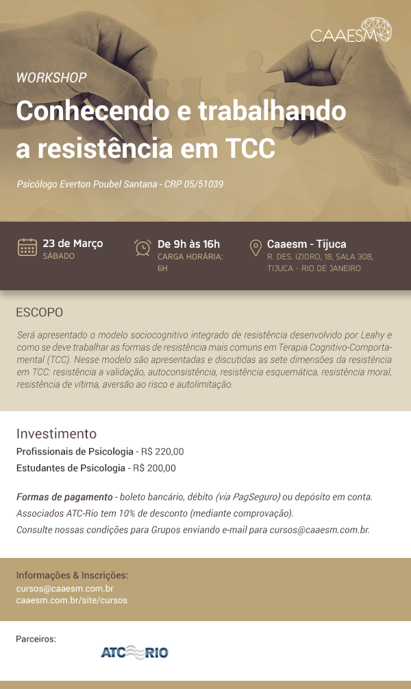 Conhecendo e trabalhando a resistência em TCC